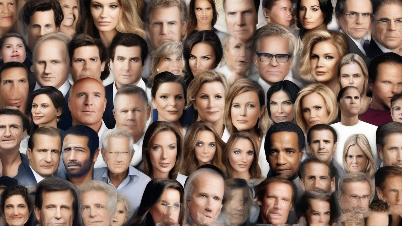 Artist Merges Celebrity Faces