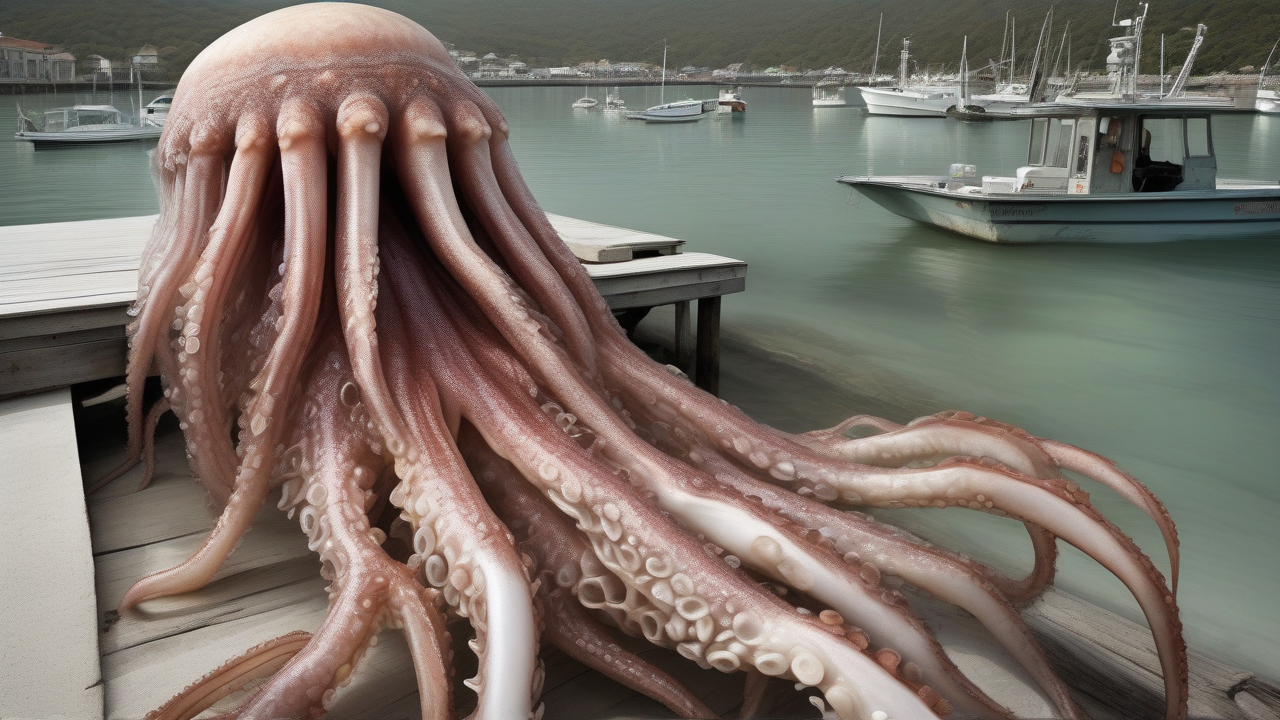 Beachgoers Find Giant Squid, Treasures