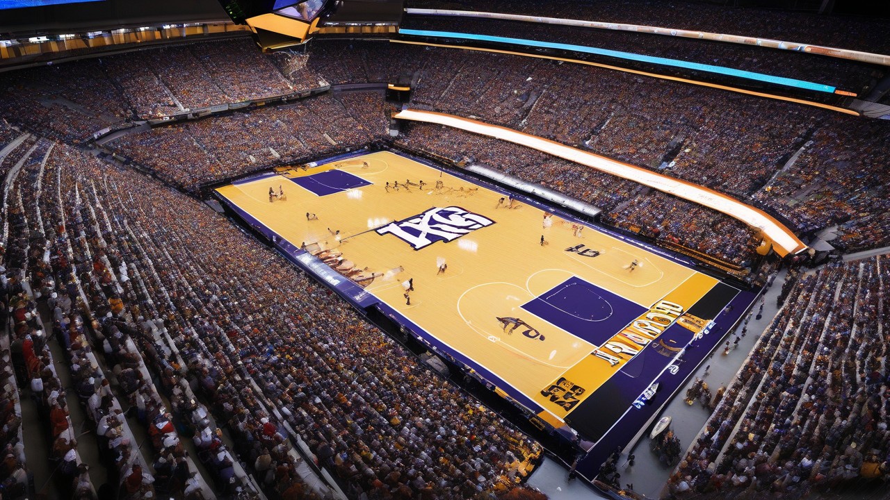 Big 12 Ditches LED Court