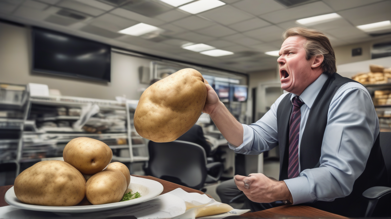 Boss Shouts Potato at Irish Employee