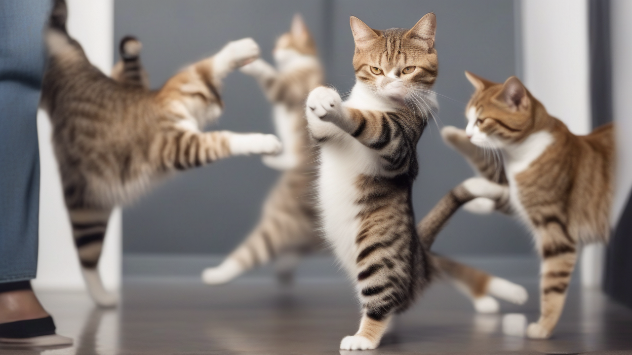 Cats Show Off Dance Moves