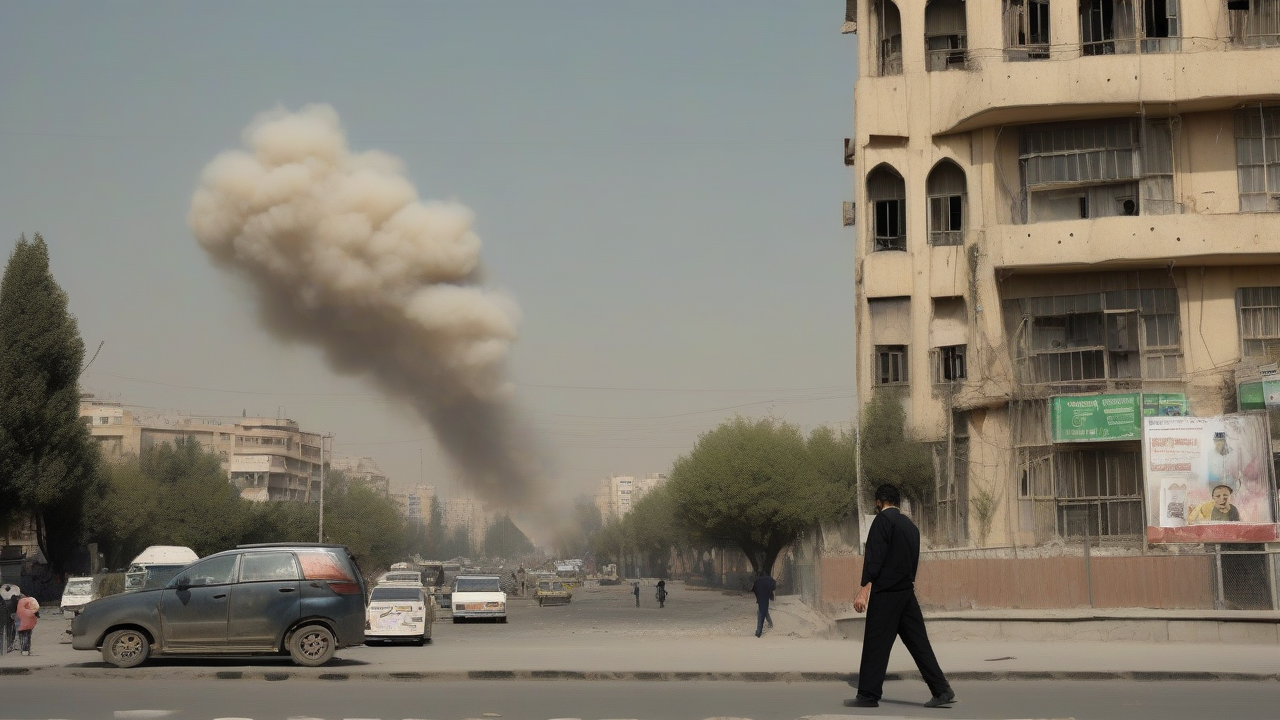 Explosion hits Tehran during rally