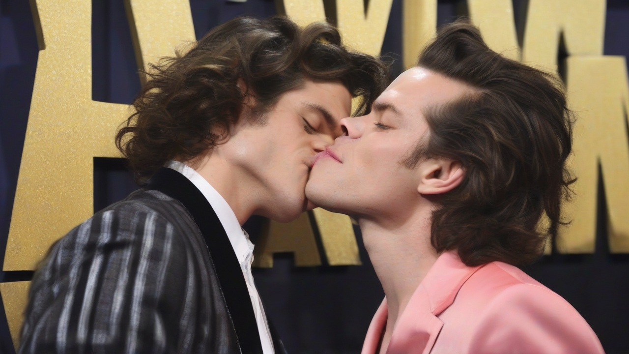 Harry Styles kisses man on SNL