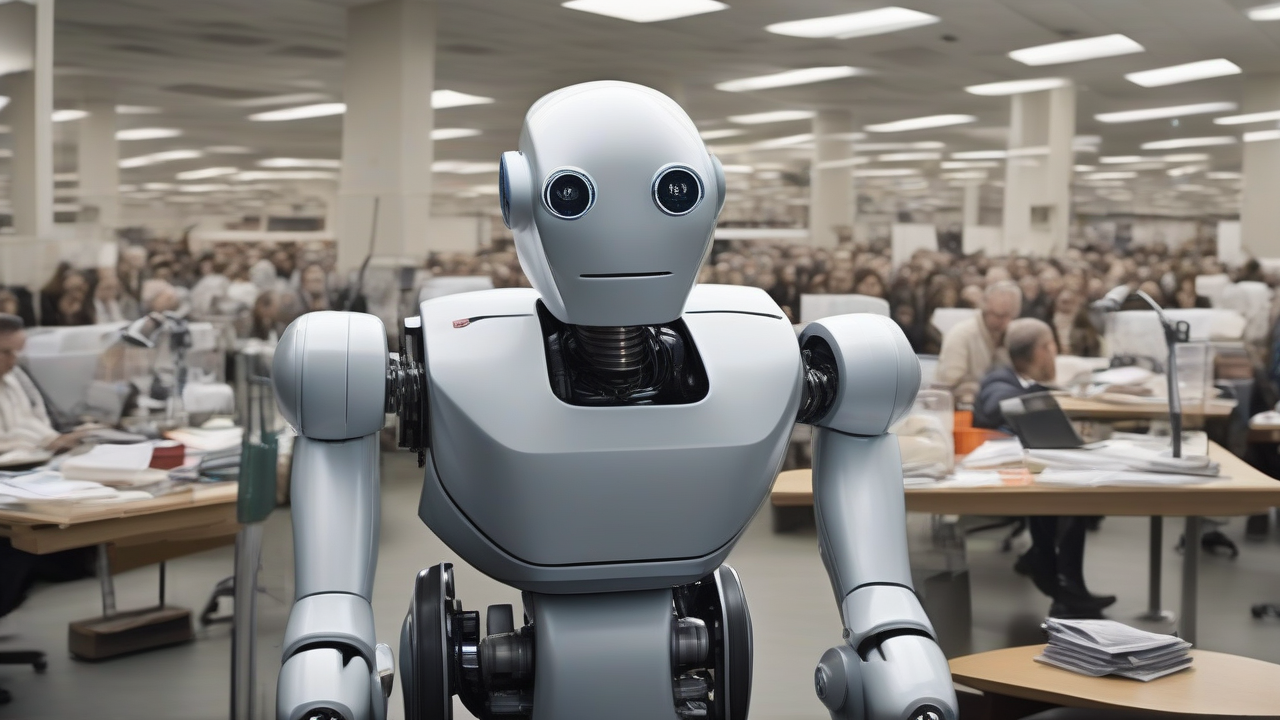 Robots Replace Workers