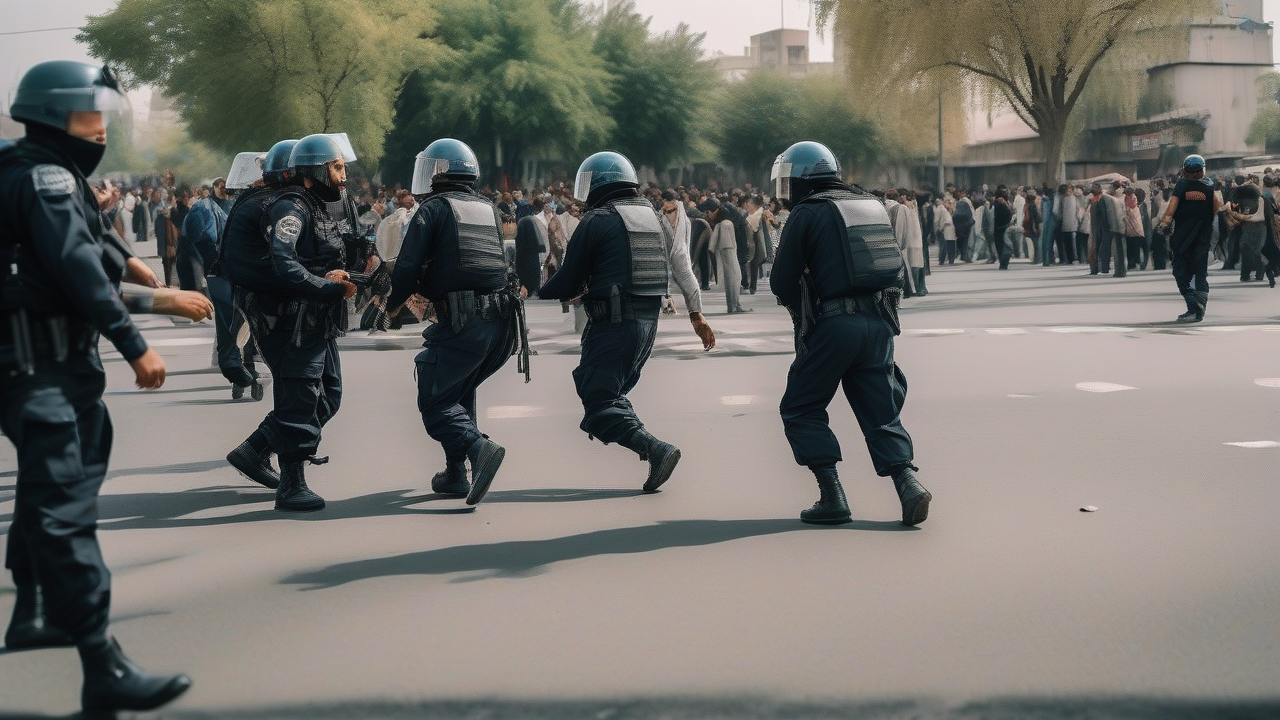 Iran Police Warn Protesters