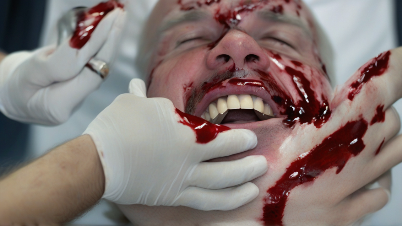 Man suffers internal bleeding