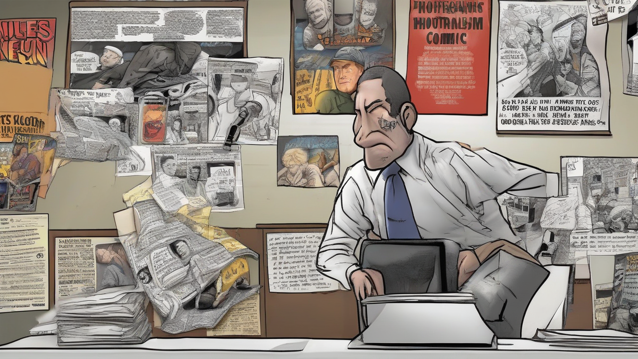 Miles Erickson Creates Dark Comedy Comics