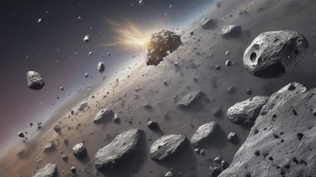 NASA Discovers Asteroids Hurling Cosmic Debris