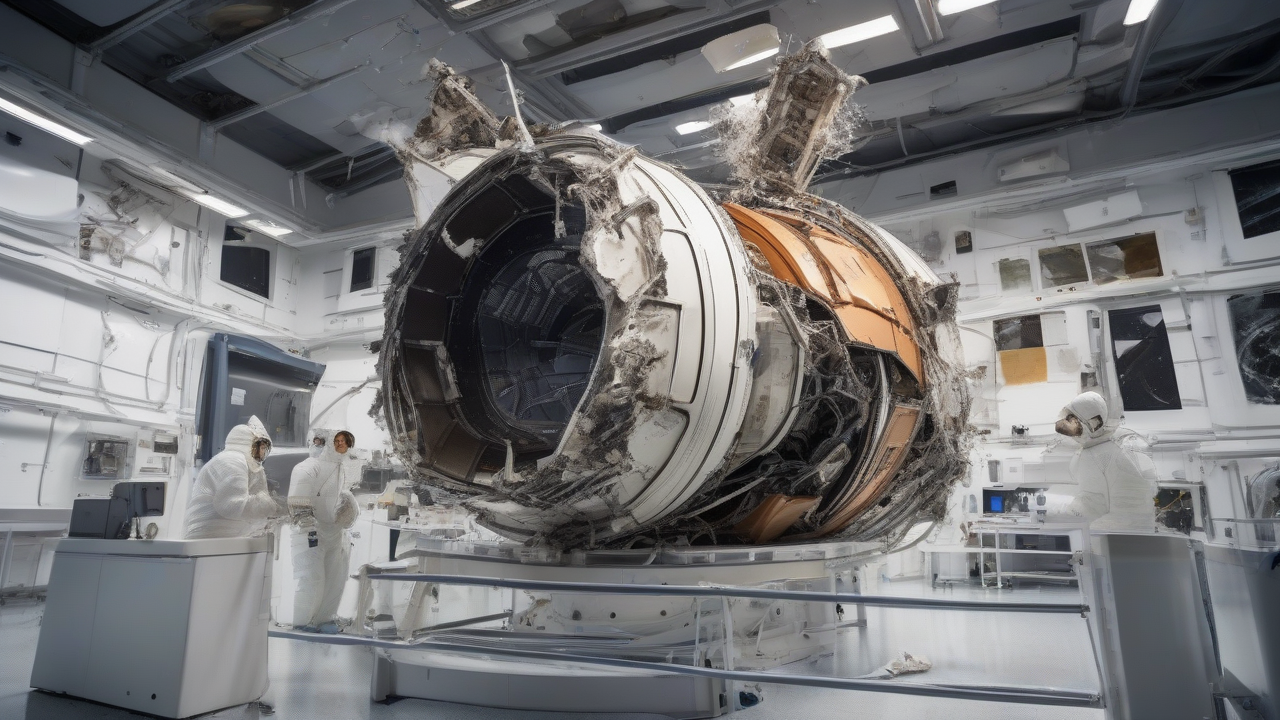 NASA Spacecraft Crashes into Pacific