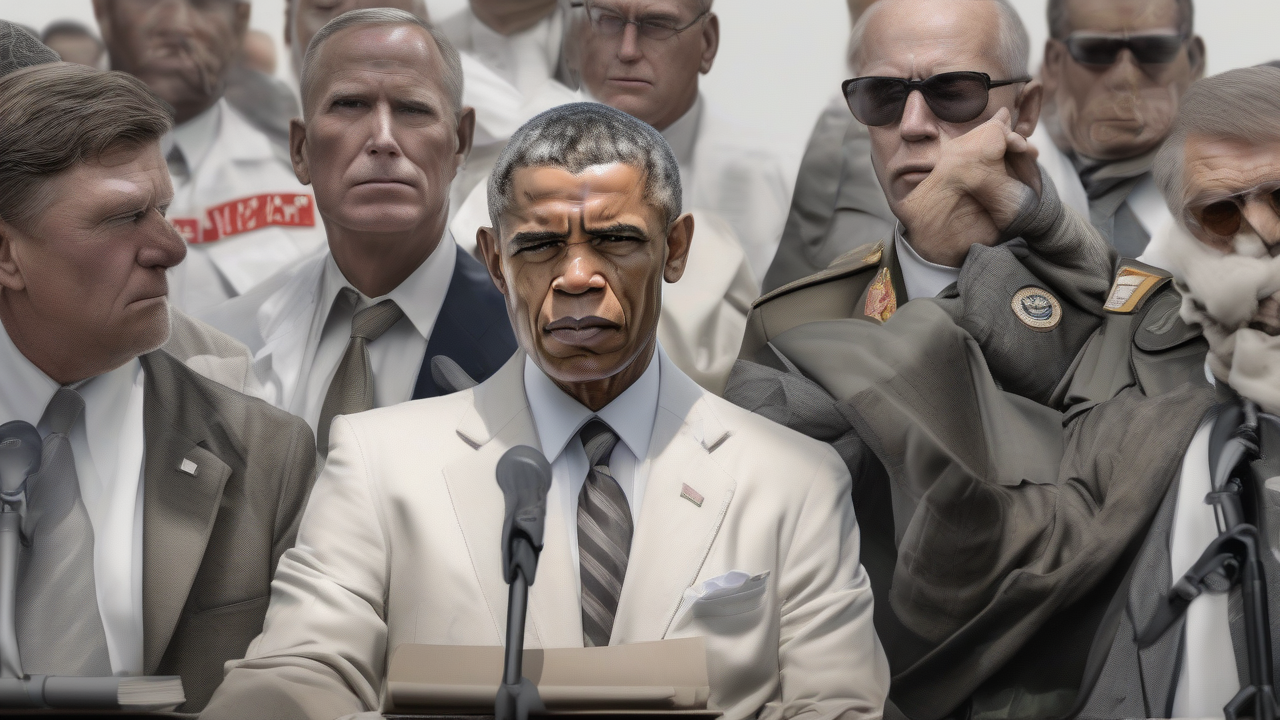 President Sells War Like Product