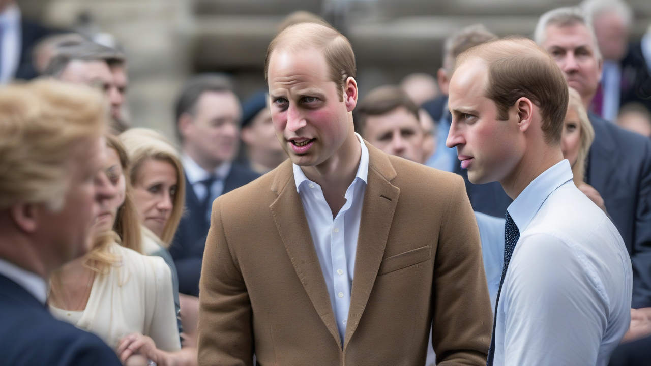 Prince William Exchanges Tense Words