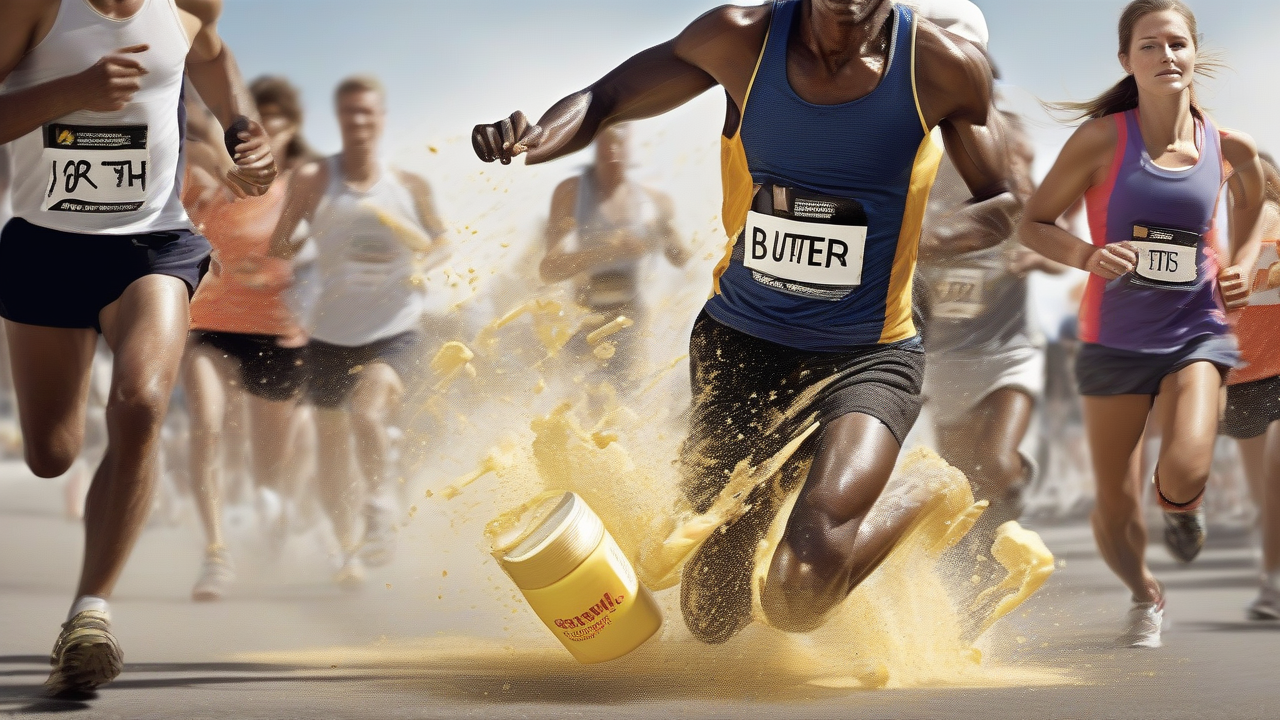 Runners churn butter on jogs