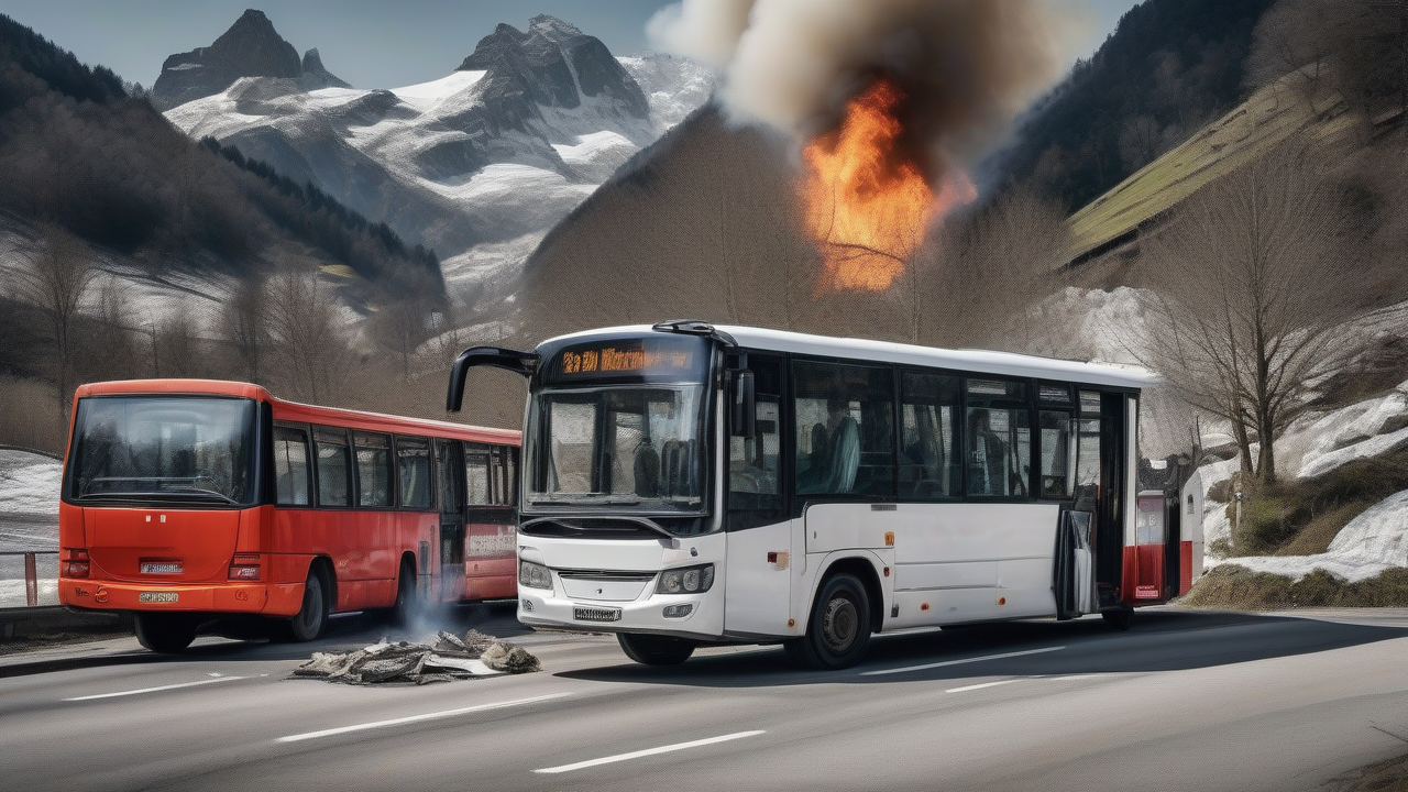Swiss Bus Fire Kills Six
