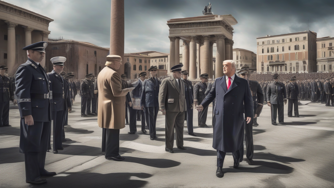 Trump Mimics Mussolini's Urban Plans