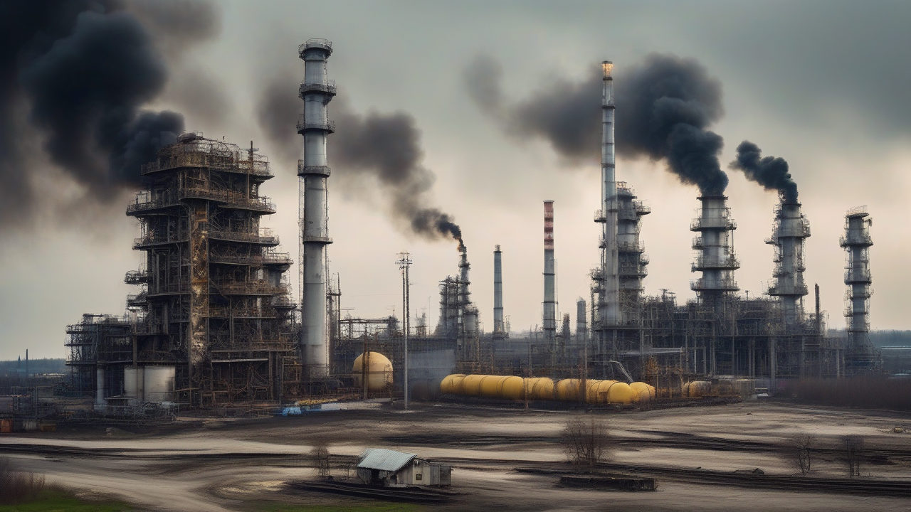 Ukraine drones strike Russian oil refinery