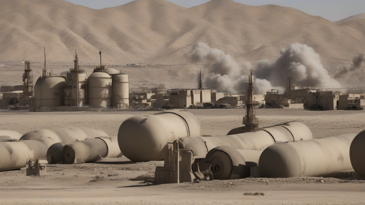 US Bombs Irans Oil Hub
