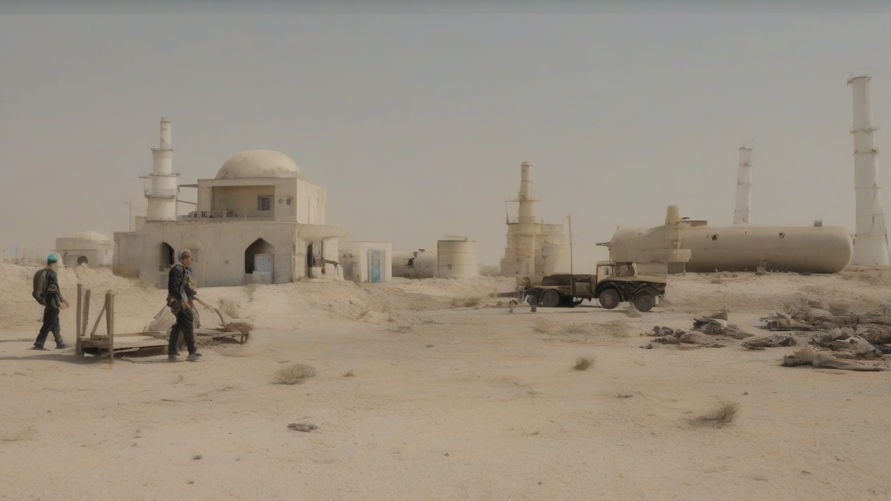 US Bombs Iranian Oil Island